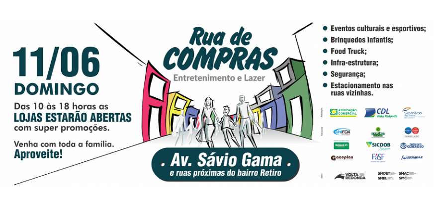 Rua de Compras promete embalar vendas
