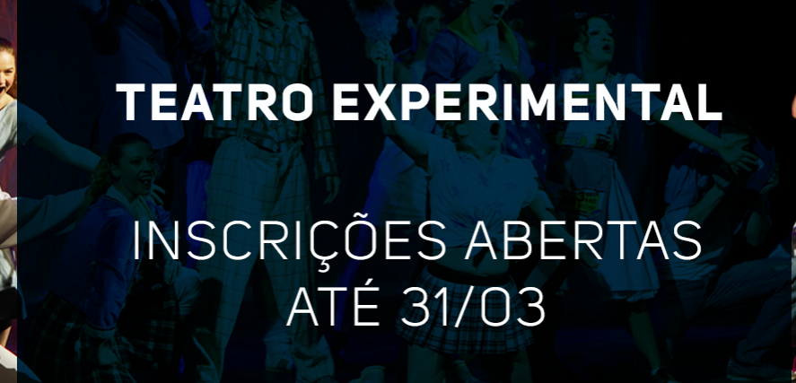 Inscrições abertas para o teatro experimental.