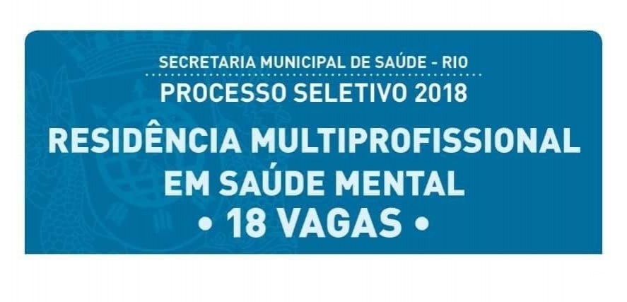 Secretaria Municipal de Saúde Rio informa: Processo Seletivo 2018